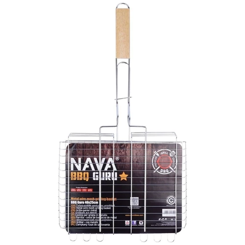 Koszyk do grillowania metalowy BBQ GURU 32x24,5 cm