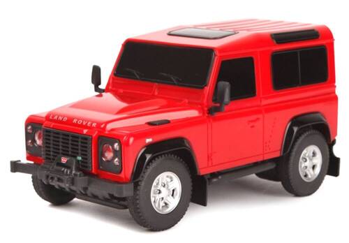 Land Rover Defender skala 1:24 Rastar 78500 samochód sterowany czerwony