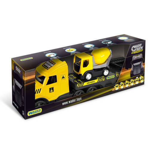 Magic Truck Technic laweta z betoniarką 36461 Wader