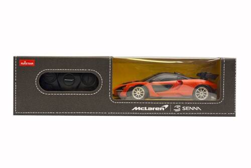 McLaren Senna R/C skala 1:24 Rastar 96700 samochód sterowany pomarańczowy