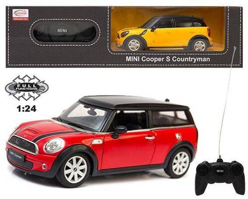 Mini Cooper S Countryman skala 1:24 Rastar 71700 samochód sterowany mix kolorów