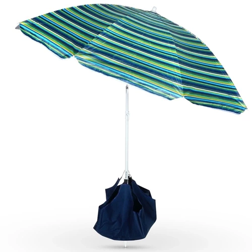 Parasol plażowy z podstawą 147 cm