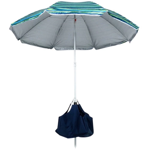 Parasol plażowy z podstawą 147 cm