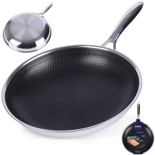 Patelnia stalowa COOKCELL 28 cm