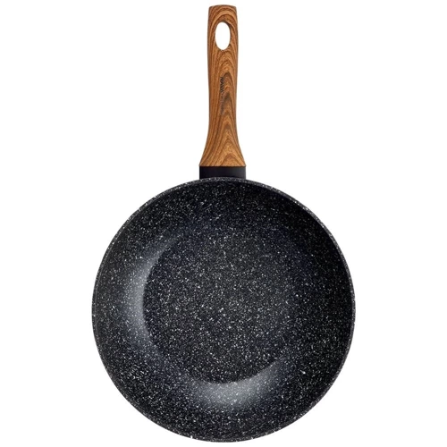 Patelnia wok granitowa NATURE 28 cm