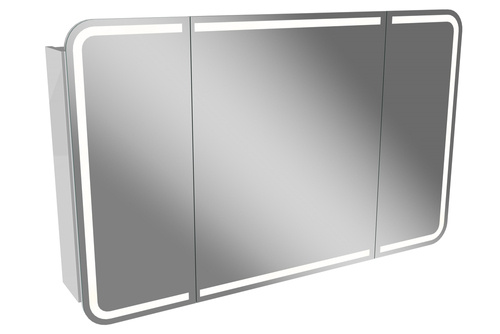 Szafka lustrzana biała 120 cm z oświetleniem LED M9 Lanzet 7298312