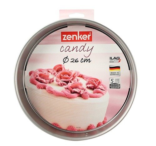 Tortownica 26 cm ILAG różowa Zenker Candy 9150