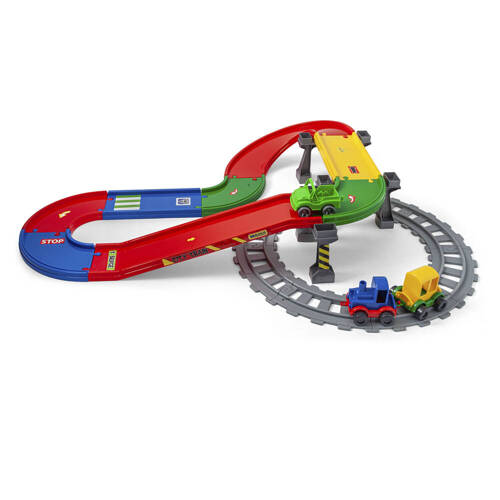 Wader Play Tracks Railway droga i kolejka 51530